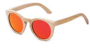 Men and women in bamboo sunglasses