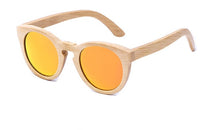 Load image into Gallery viewer, Men and women in bamboo sunglasses