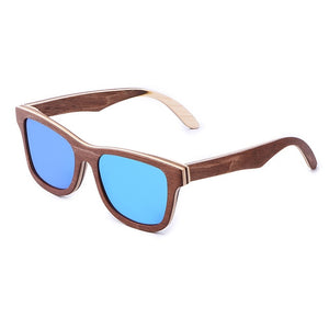Bamboo wood sunglasses can customize LOGO