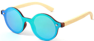 Women's Sunglasses with Bamboo and Wooden Wind Mirror