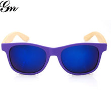 Load image into Gallery viewer, Colorful Lens Round Bamboo Wooden Sunglasses