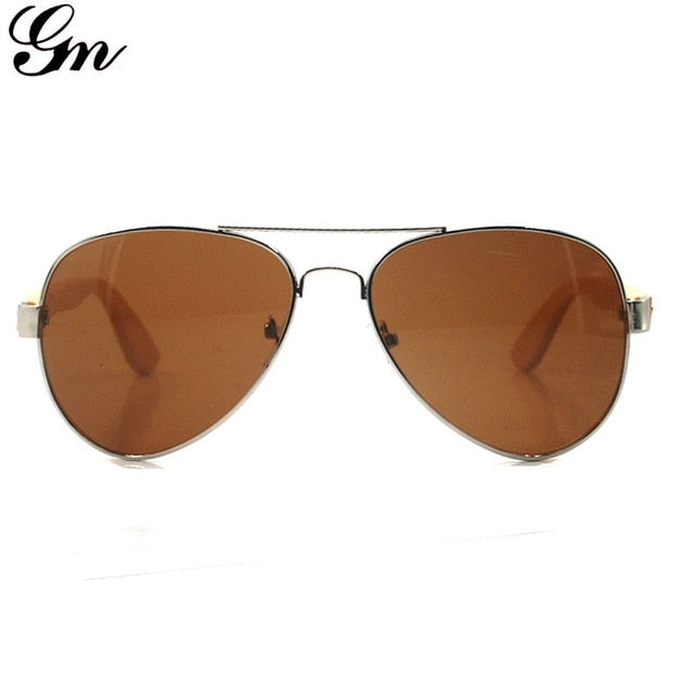Mirrored wooden sunglasses for men and women