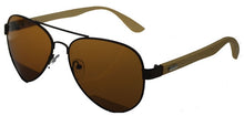 Load image into Gallery viewer, Mirrored wooden sunglasses for men and women