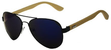Load image into Gallery viewer, Mirrored wooden sunglasses for men and women