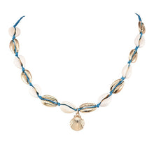 Load image into Gallery viewer, Ocean Shell Braid Necklace