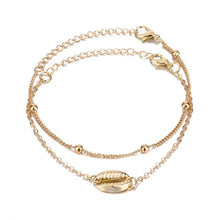 Load image into Gallery viewer, Gold Plated Shell Bracelet