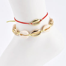 Load image into Gallery viewer, Handmade Beach Shell Multilayer Women Anklet