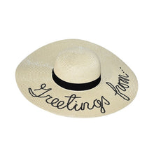 Load image into Gallery viewer, Written Women&#39;s Beach Hat