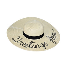 Load image into Gallery viewer, Written Women's Beach Hat