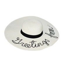 Load image into Gallery viewer, Written Women's Beach Hat